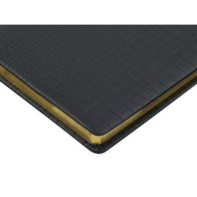 Ежедневник недатированный А5 Amazonia, черный с золотым обрезом-2