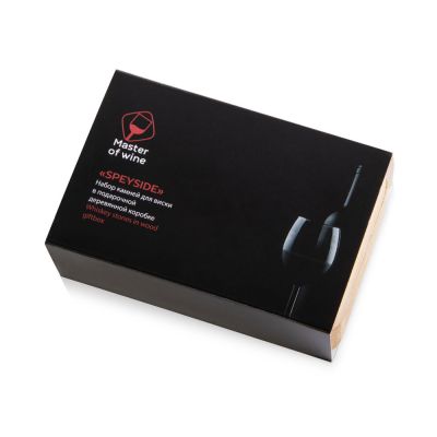 Набор камней для виски в подарочной деревянной коробке Speyside-8