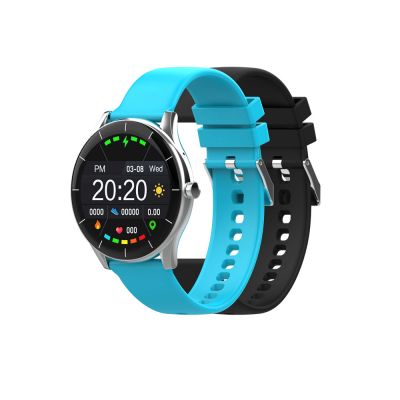 Умные часы HIPER IoT Watch GT, черный/ голубой-4