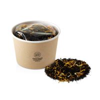 Чай черный Новогодний мандарин в картонном стаканчике, 50 гр.