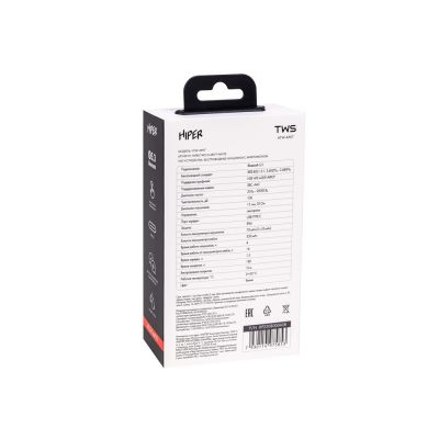 Наушники беспроводные TWS Clarity с шумоподавлением ENC, белый-8