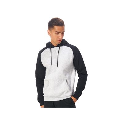 Толстовка с капюшоном Dublin мужская, черный/серый меланж-0