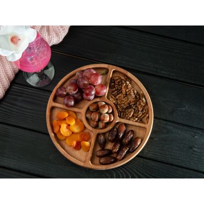 Менажница из бука с пропиткой маслом Delly-10