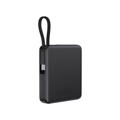 Внешний аккумулятор с подсветкой лого Nex, 5000 мАч, черный-6