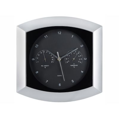 Погодная станция настенная Кусто, серебристый/черный (Р)-1