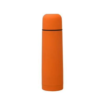 Термос Ямал Soft Touch с чехлом, 500мл, оранжевый-4