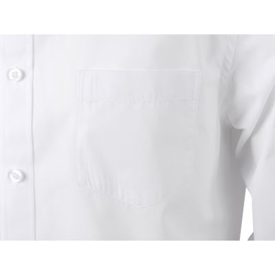 Рубашка Houston мужская с длинным рукавом, белый-3