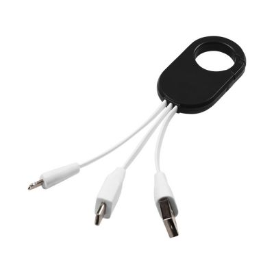 Кабель для зарядки 3-в-1, черный-0