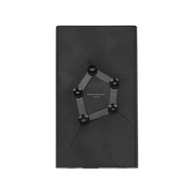 Портативное беспроводное зарядное устройство Geo Wireless, 5000 mAh, черный-9