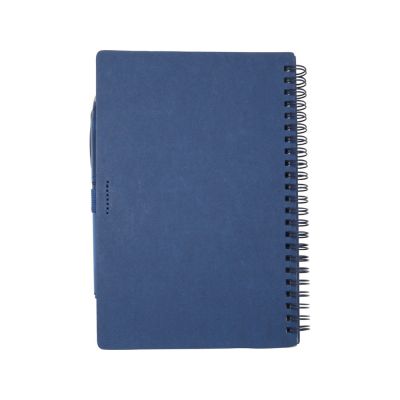 Slate многоразовый набор из блокнота в мягкой обложке и ручки - Темно - синий-2