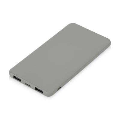 Подарочный набор с бутылкой для воды и повербанком С1, 5000 mAh, серый-3