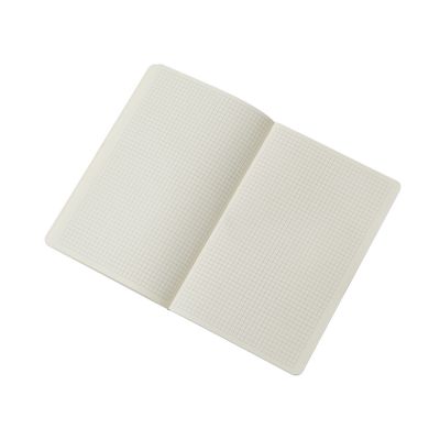 Блокнот в гибкой обложке A5 Виспи 2.0 в клетку, красный-3