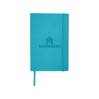 Классический блокнот А5 с мягкой обложкой, светло-синий-4