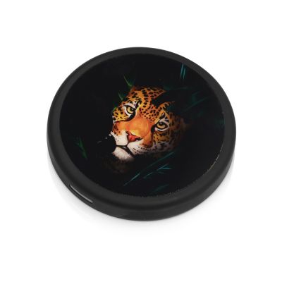 Беспроводное зарядное устройство Sketch с полноцветной печатью, черный-12