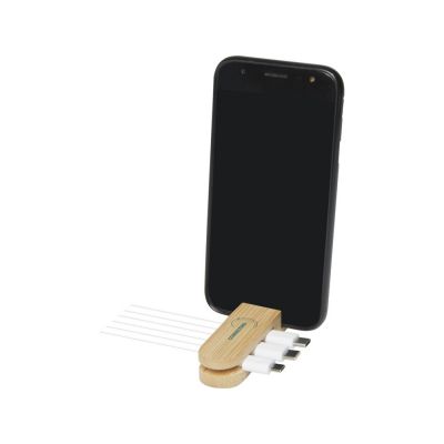 Edulis бамбуковый кабельный органайзер , бежевый-6