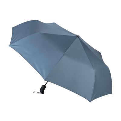 Зонт-полуавтомат Roof с куполом из переработанного пластика, антрацит 2165C-0