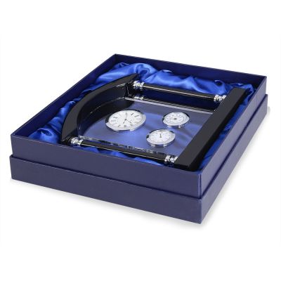 Погодная станция Нобель: часы, термометр, гигрометр-1