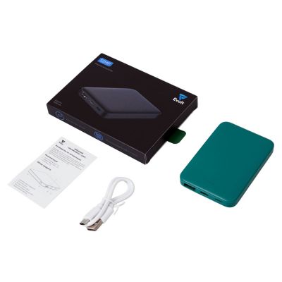 Внешний аккумулятор Simp, 5000 мАч, зеленый-1