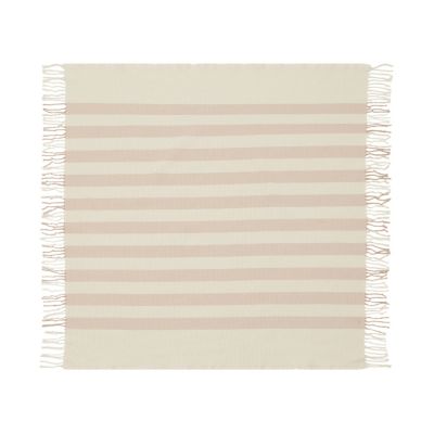 Плед Reglet, 130x150 см ( с учетом бахромы) 100% хлопок, бежевый-2