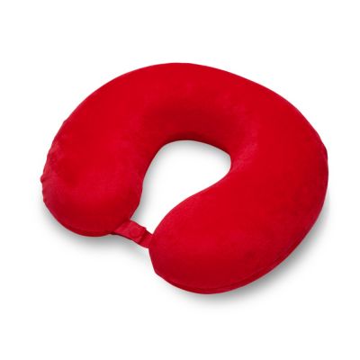 Подушка Basic из микрофибры с эффектом памяти U-shape, красный NEW-0