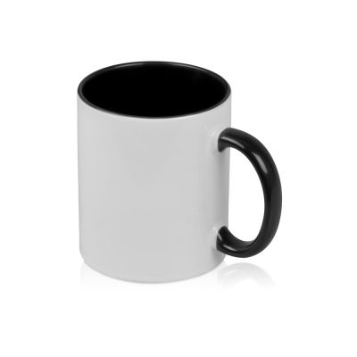 Кружка для сублимации Sublime Color, белый/черный-0