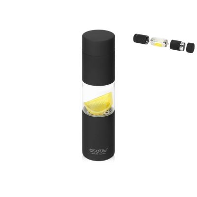 Бутылка для воды FLAVOUR U SEE, 460 мл, черный-0