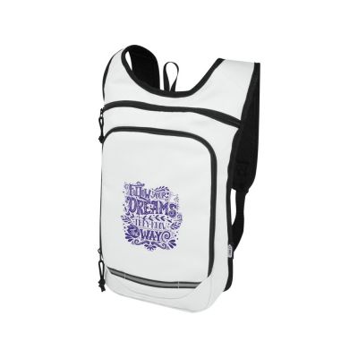 Рюкзак для прогулок Trails объемом 6,5 л, изготовленный из переработанного ПЭТ по стандарту GRS, белый-7