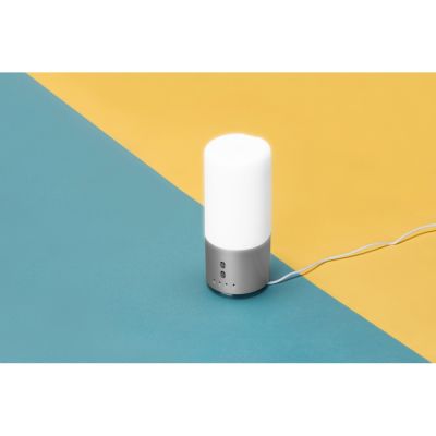 Увлажнитель воздуха с подсветкой Breathe, белый/серебристый-9