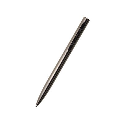 Ручка Firenze шариковая автоматическая, вороненая сталь-0