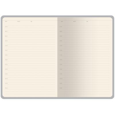 Ежедневник недатированный с магнитным клапаном А5 Venezia, темно-синий-4