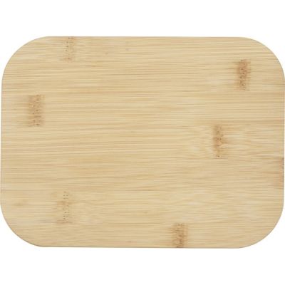 Roby Стеклянный контейнер для завтрака с бамбуковой крышкой - Natural / прозрачный-1