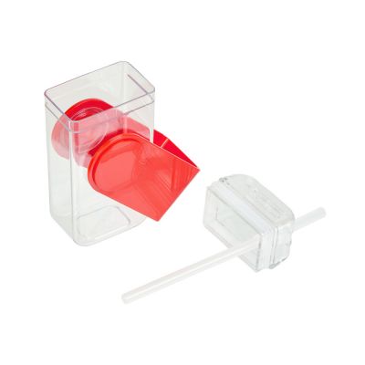 Бутылка для воды JUICY DRINK BOX, красный-3