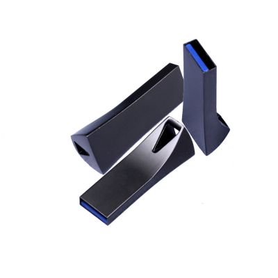 Флешка с мини чипом, оригинальный дизайн с отверстием, 16 Гб, антрацит-4