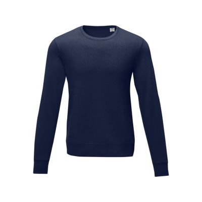 Мужской свитер Zenon с круглым вырезом, темно-синий-1