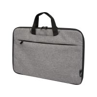 Эко- чехол для ноутбука Libra 2 в 1 из переработанного пластика, серый яркий