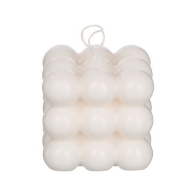 Свеча шарики без отдушки, белый-1