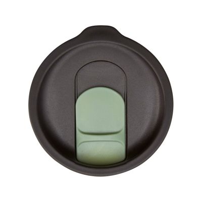 Кружка Nordia объемом 400 мл из переработанных материалов с двойными стенками, зеленый яркий-3