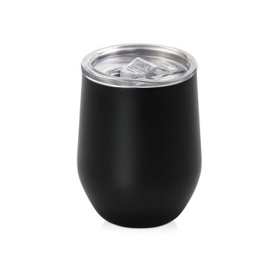 Вакуумная термокружка Sense, непротекаемая крышка, черный-0