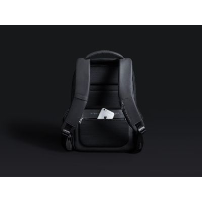 Водостойкий антикражный рюкзак Hipack для ноутбука 15.6, черный-11