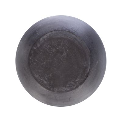 Круглая свечка в бетоне, фитиль дерево, oud wood-3