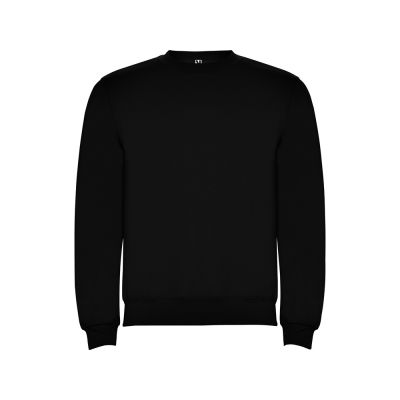Свитшот с начесом Clasica унисекс, черный-0