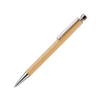 Ручка шариковая деревянная CALIBRA S, черный, 1мм, светло-коричневый