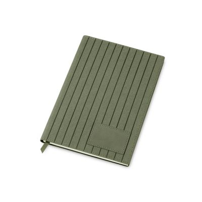 Блокнот А5 Bradbury, гибкая обложка, 80 листов 80 гр/м2 FSC бумага, оливковый-0