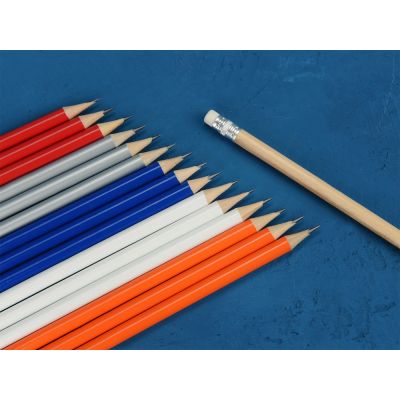 Карандаш Графит C, белый-1