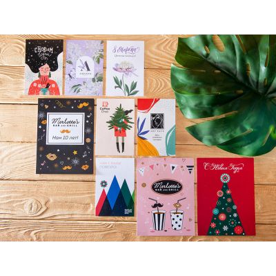 Открытка под запечатку, А6-6