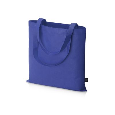 Сумка-шоппер Reviver из нетканого переработанного материала RPET, синий-0