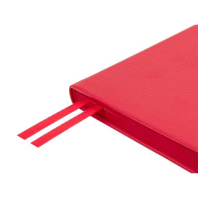 Ежедневник недатированный А5 Megapolis Nappa, красный-5