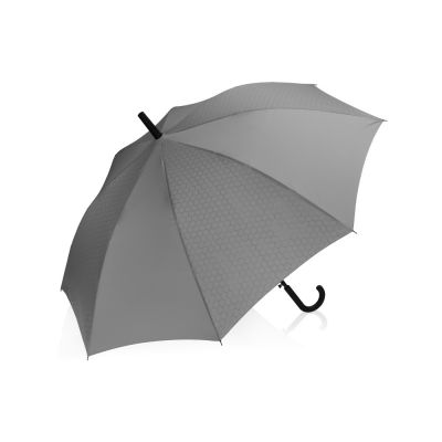 Зонт-трость полуавтомат Wetty с проявляющимся рисунком, серый-4