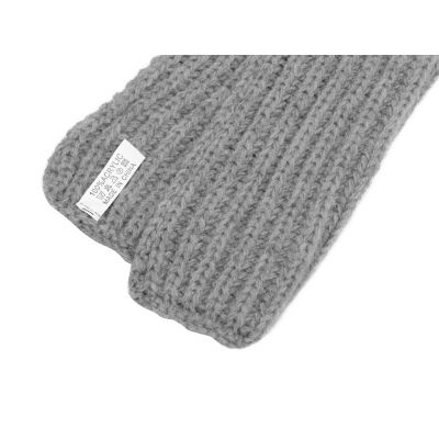 Шарф Nordend, крупный риб, серый меланж-4