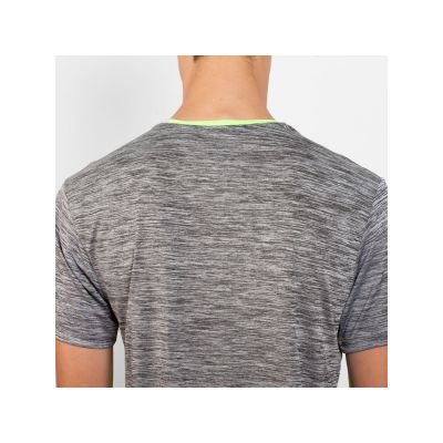 Спортивная футболка Zolder мужская, неоновый желтый/черный меланж-5